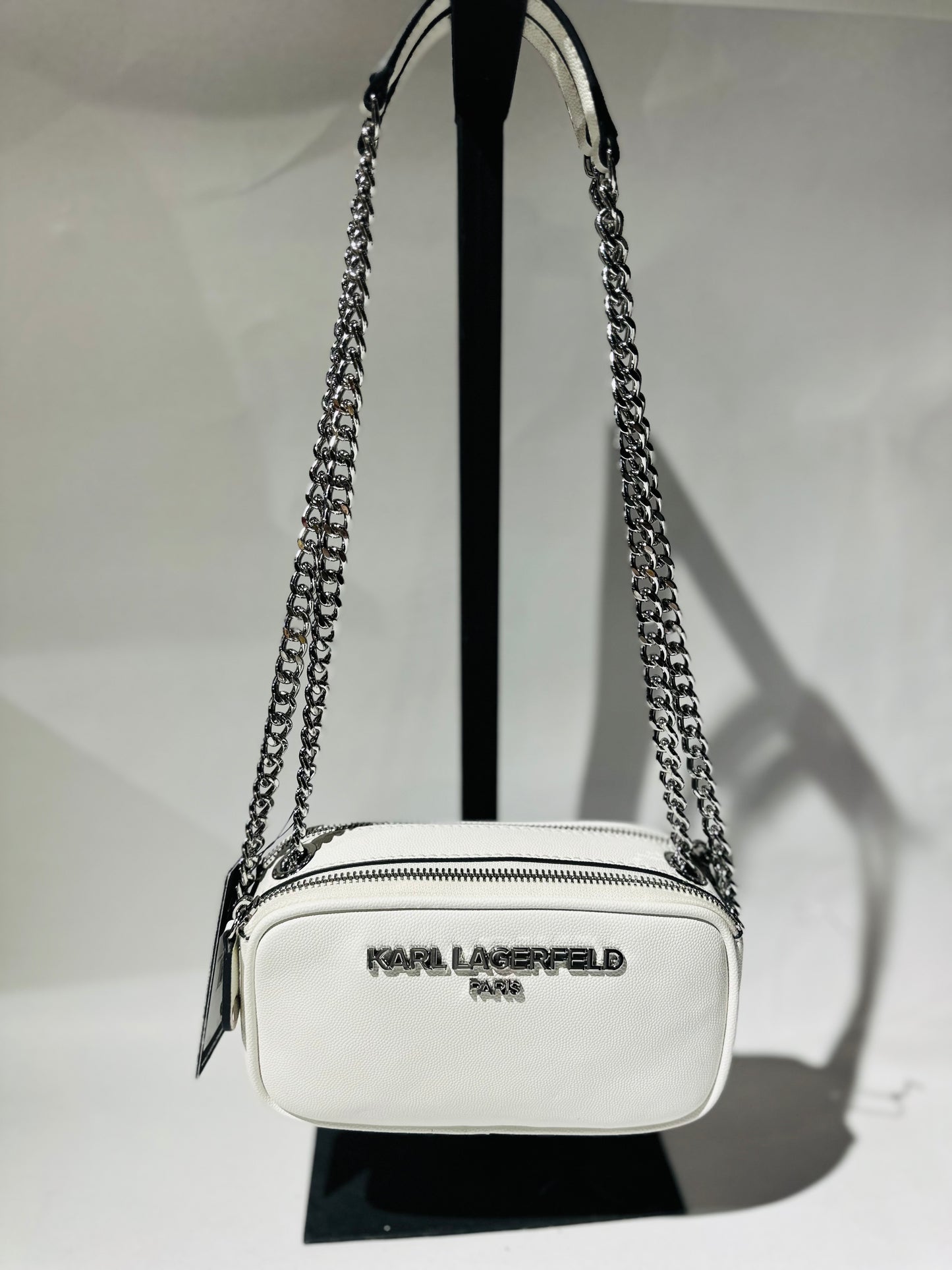 karl lagerfeld bag white