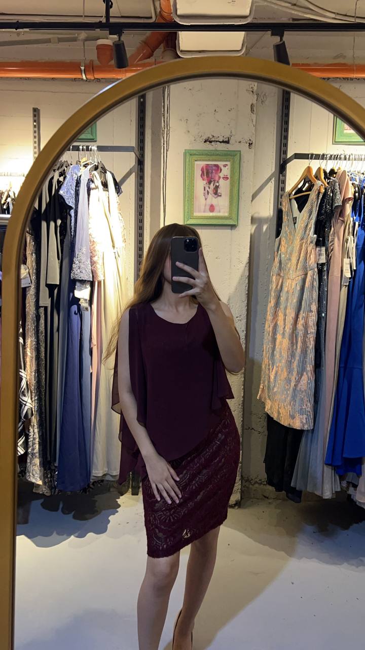 Connected apparel dress