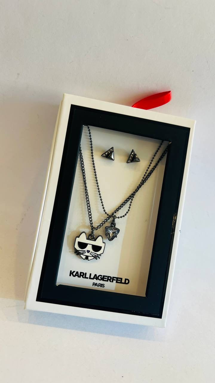 karl lagerfeld necklace set