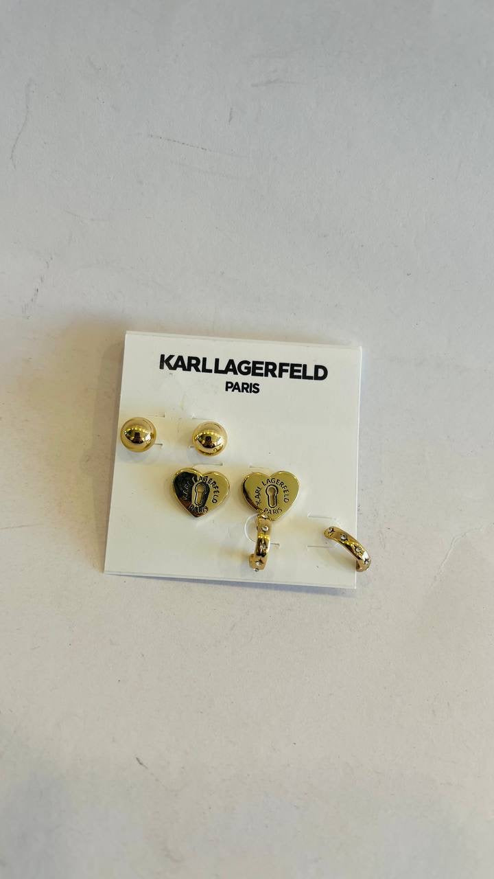 karl lagerfeld earrings set