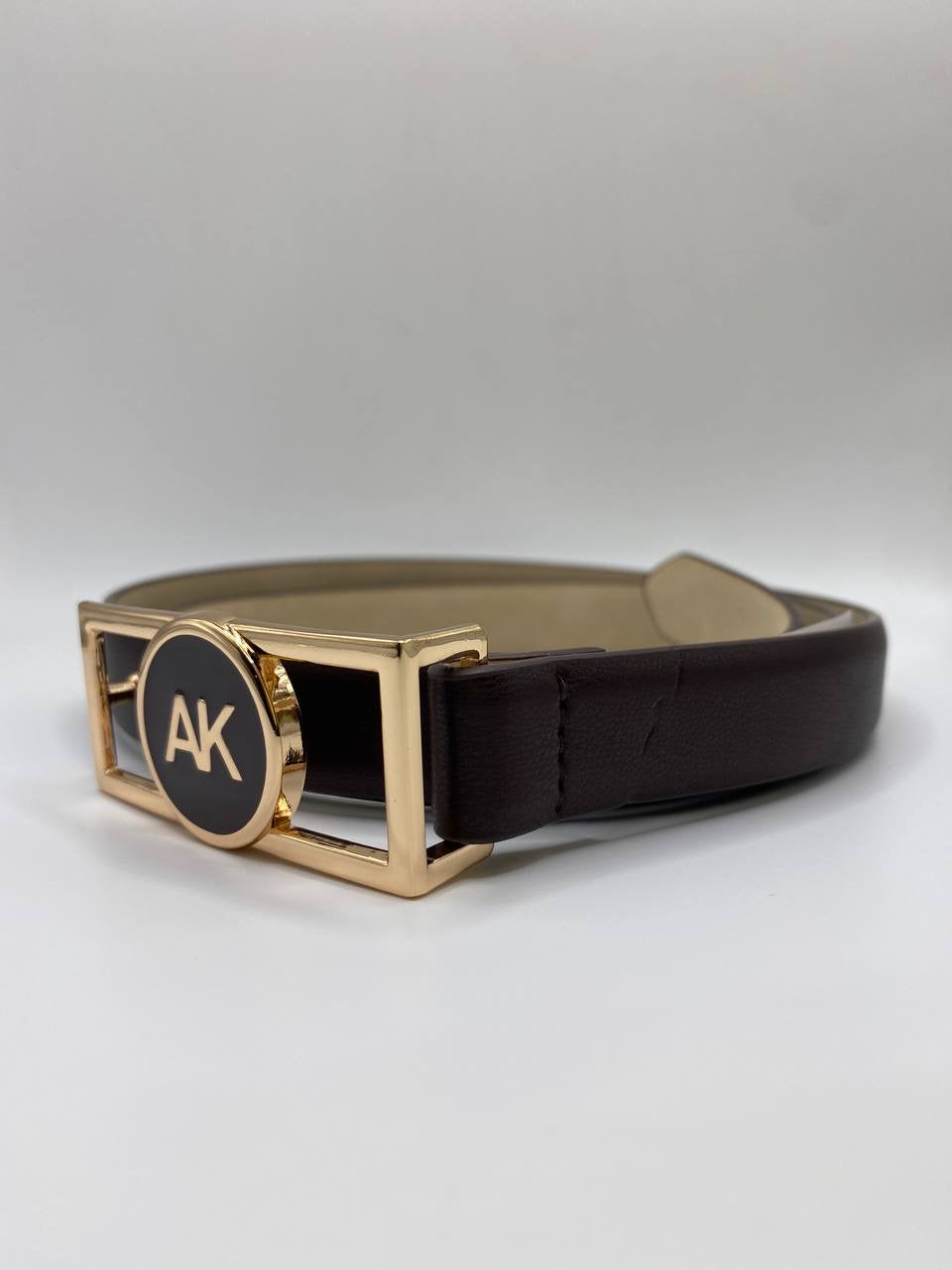 Anne Klein belt size small dark brown
