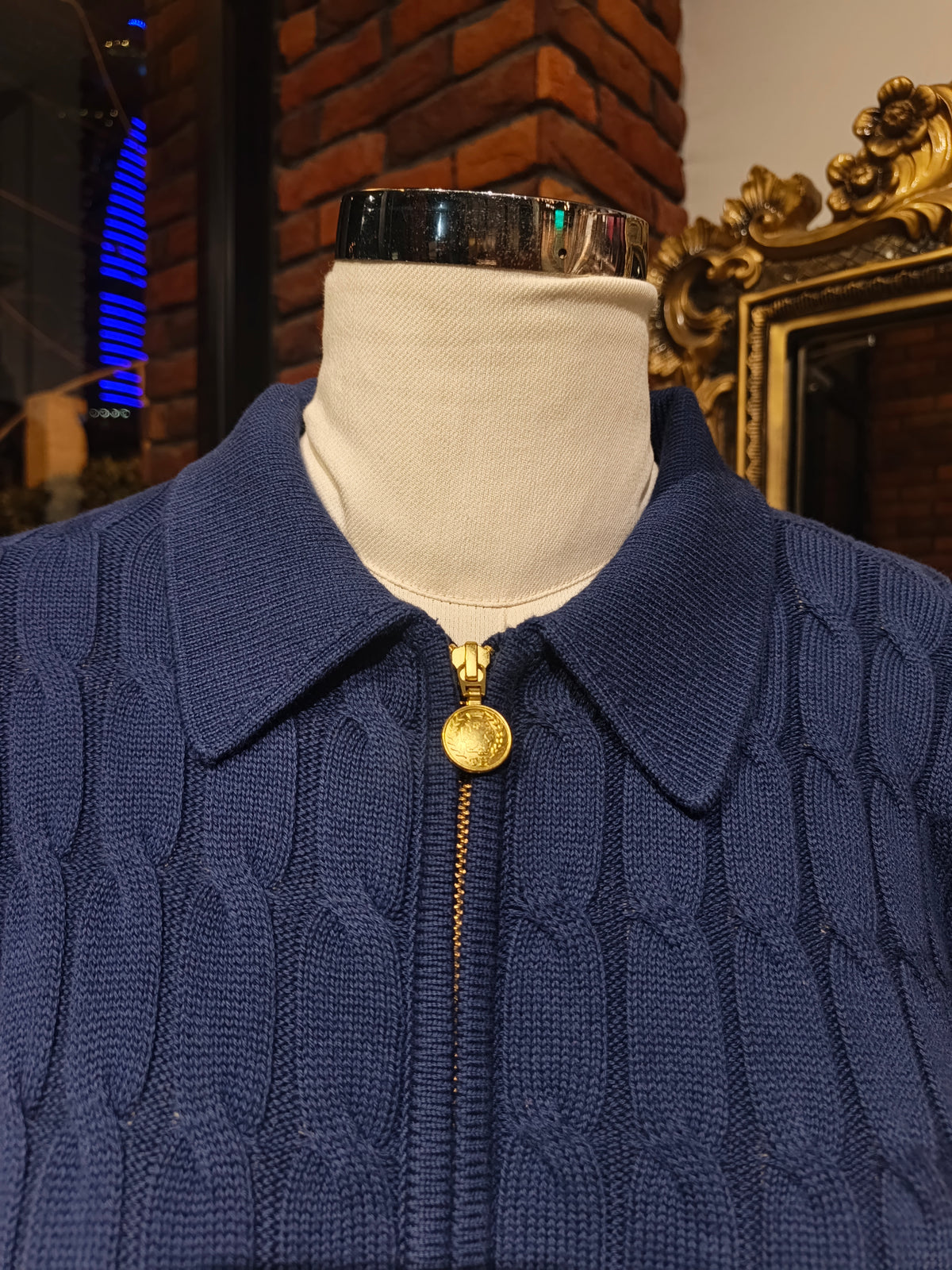 Tommy Hilfiger zipper cardigan sweater size medium