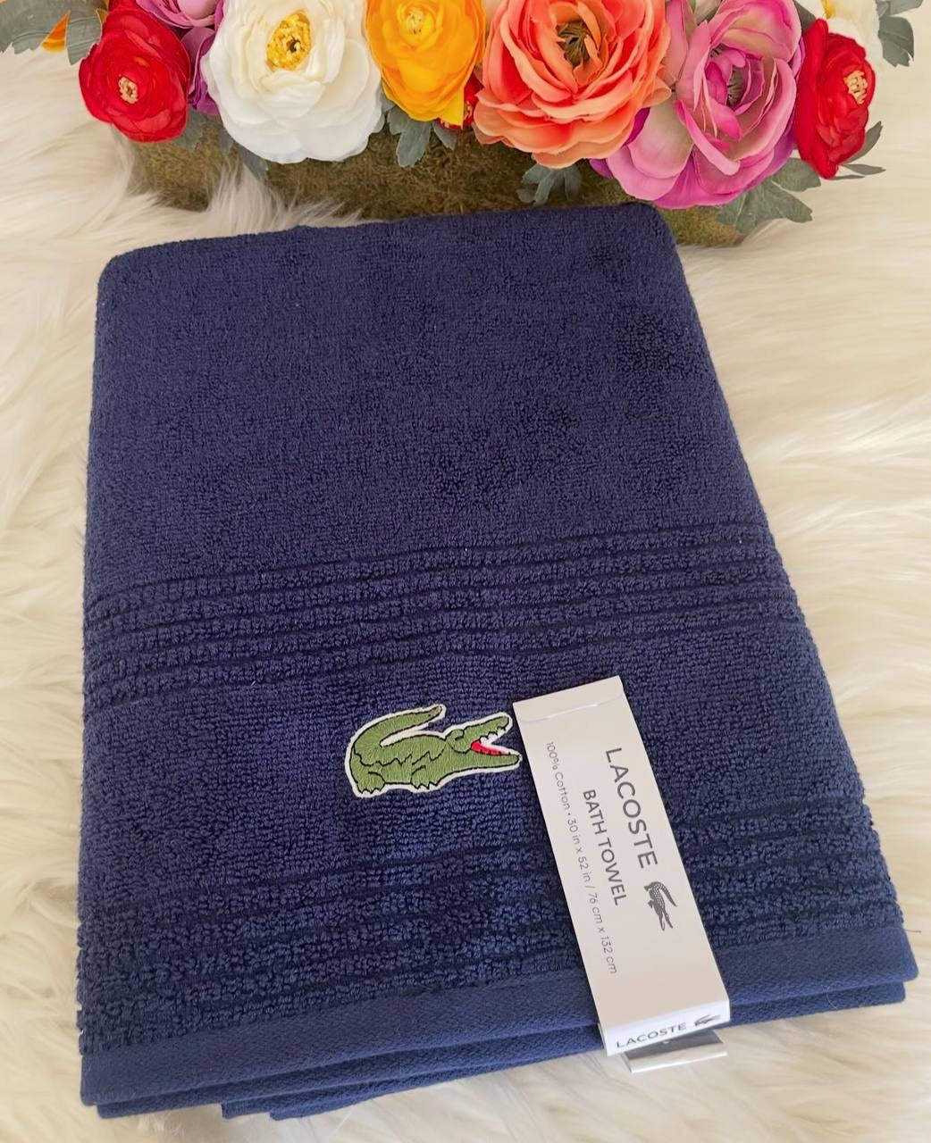 Lacoste bath towel 76cm/132cm