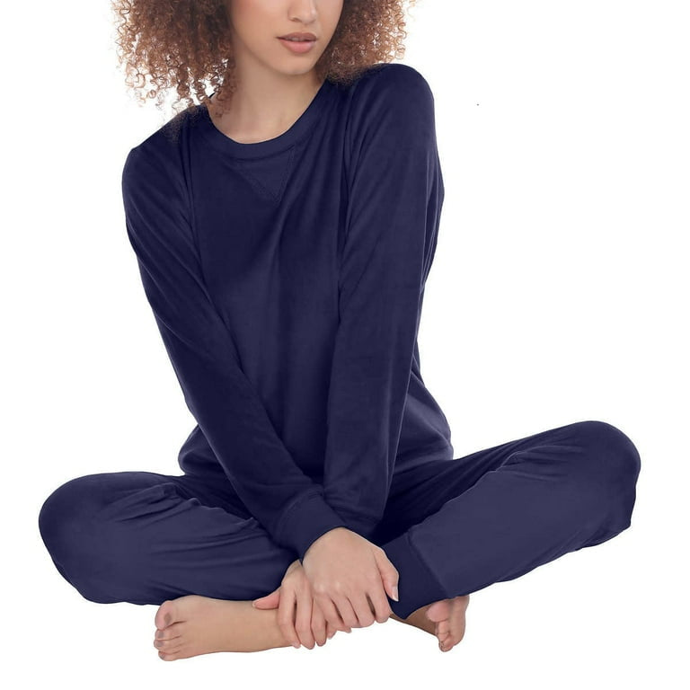 Honey dew navy pajama set