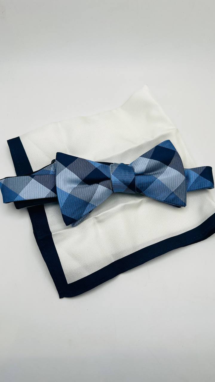 Tommy Hilfiger bow tie & pocket square
