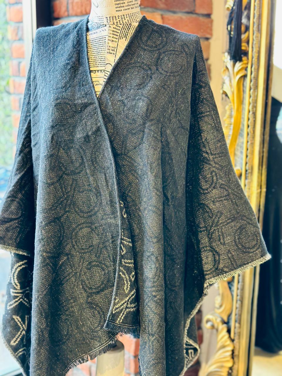 Calvin Klein reversible cape