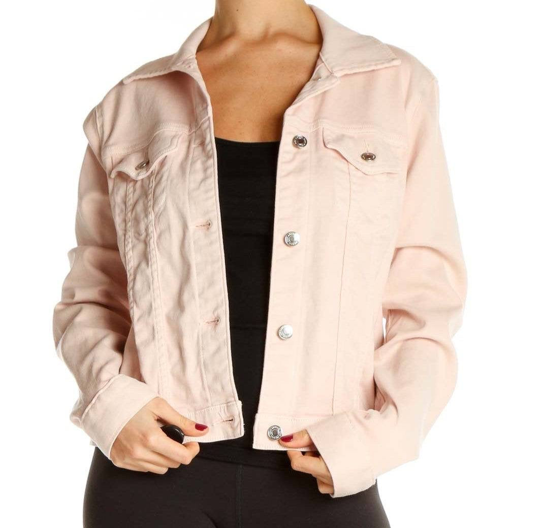 Michael kors denim jacket size large