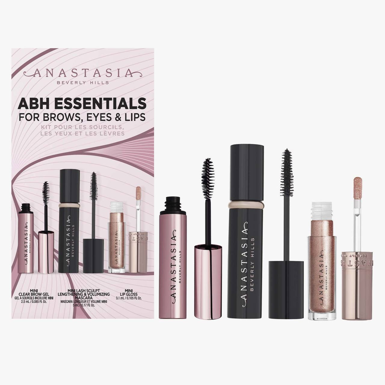 Anastasia Beverly Hills ABH Essentials Kit for Brows, Eyes & Lips