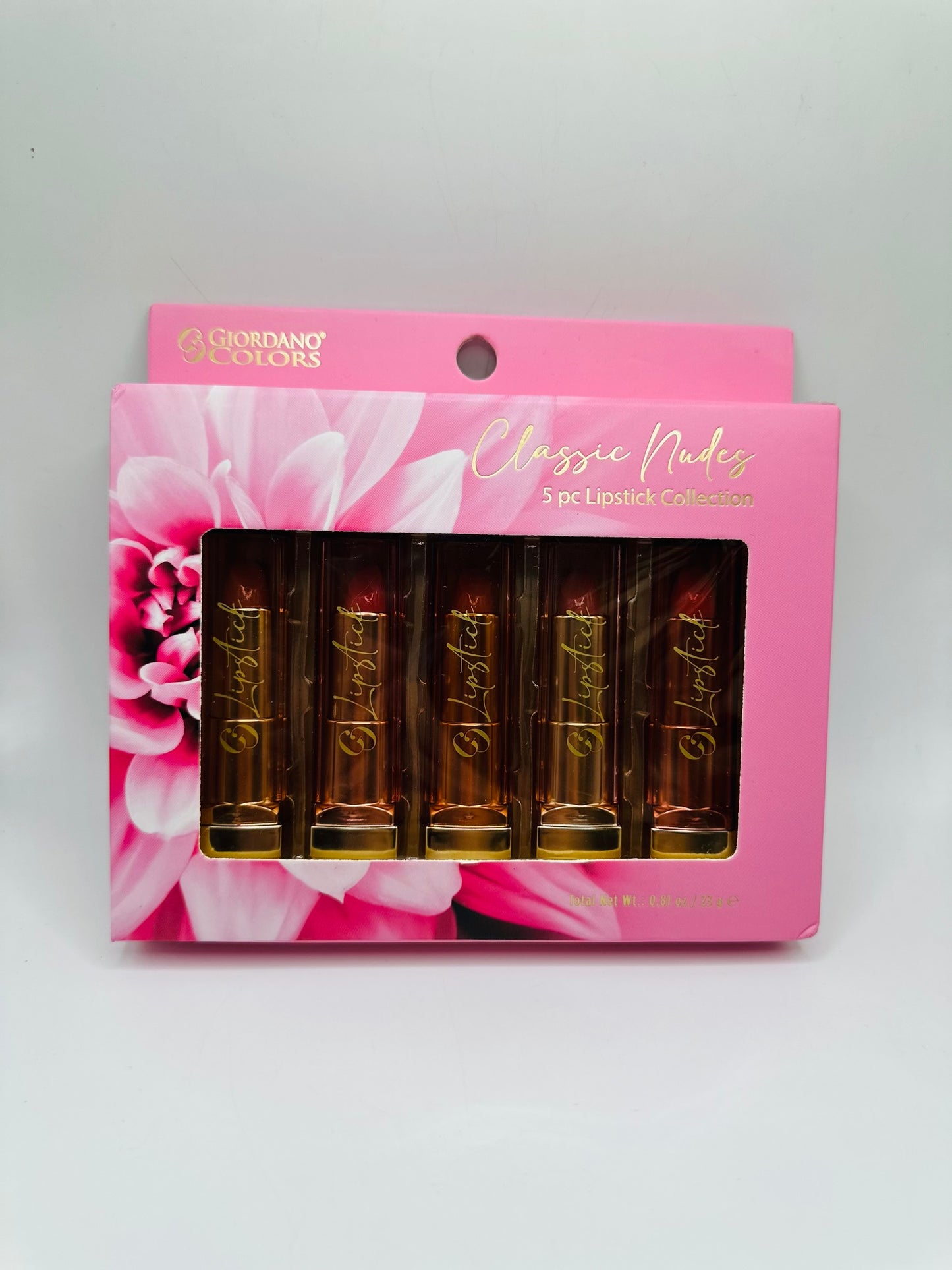 Giordano Colors Classic Nudes 5 pc Lipstick Collection