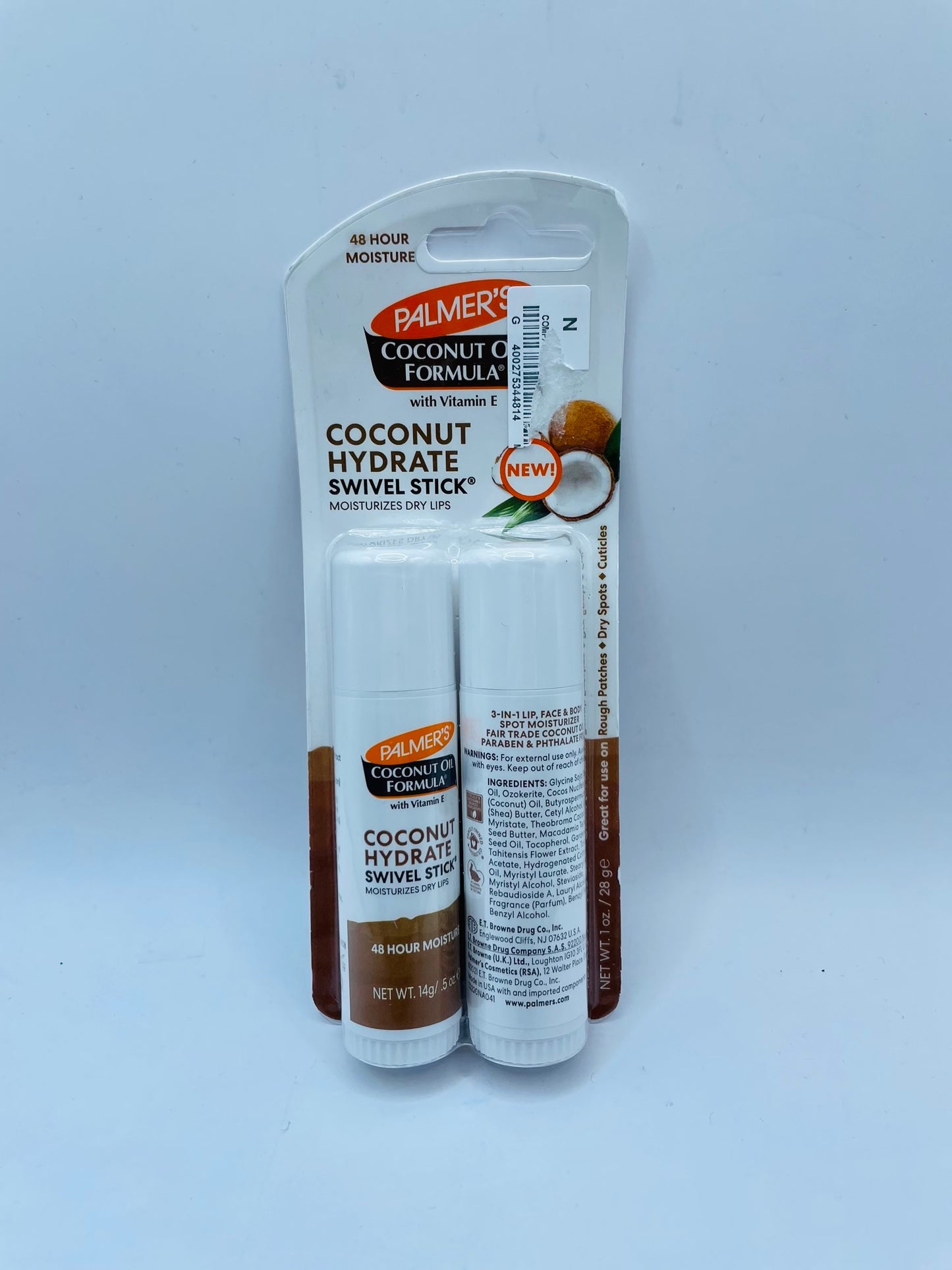 Coconut hydrat swivel stick