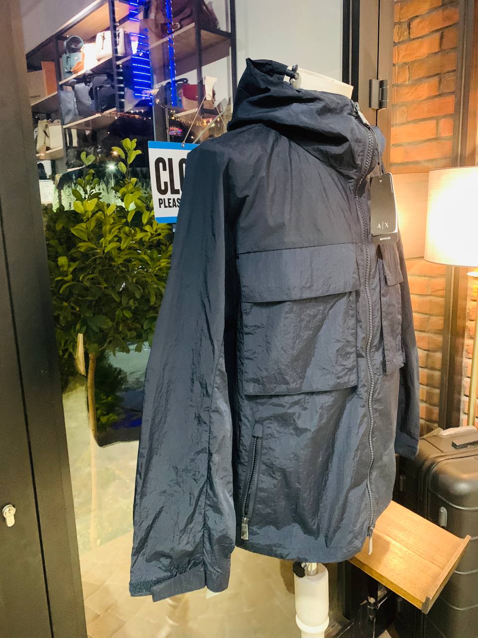 Armani exchange rain coat