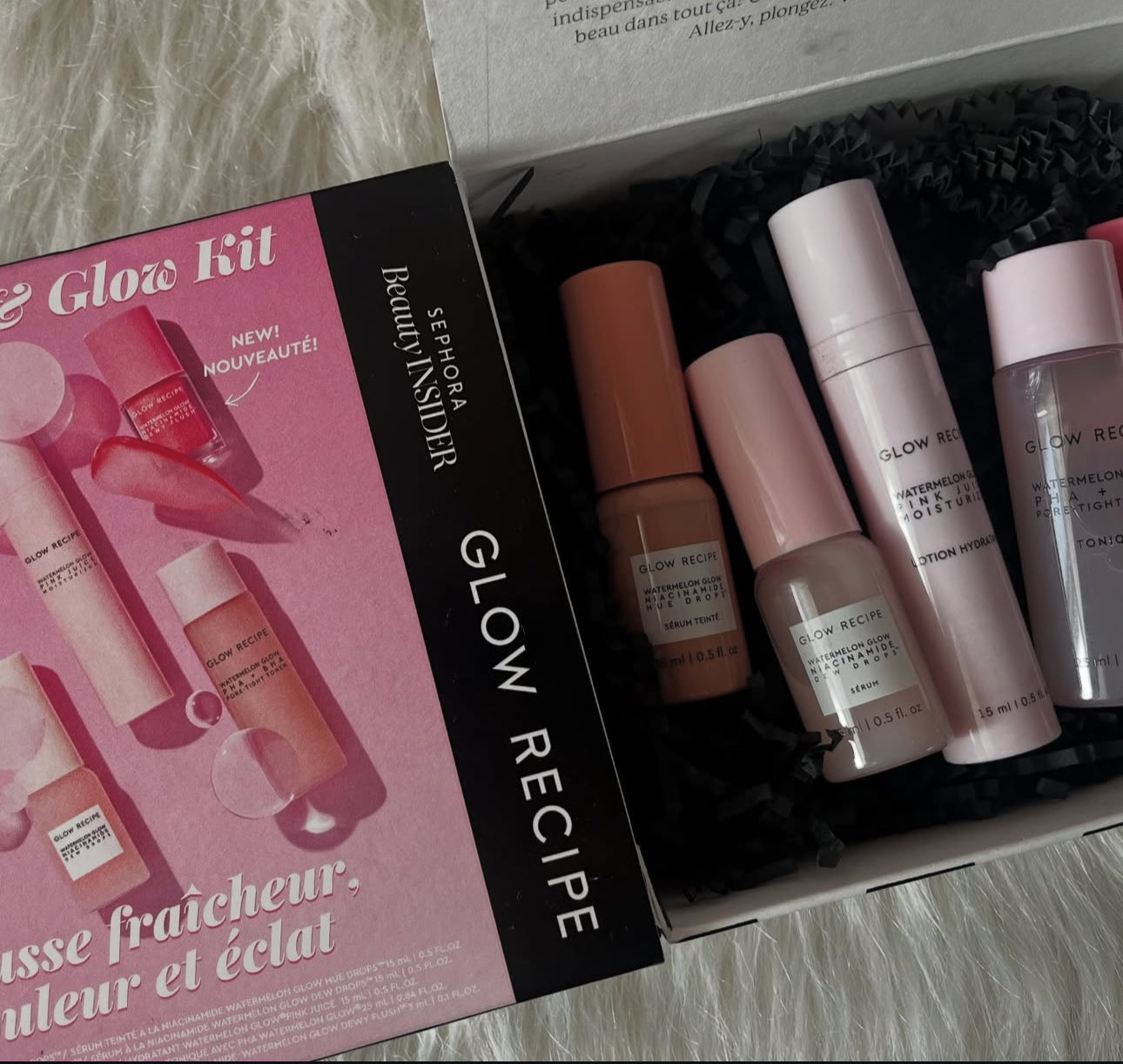 Glow recipe set