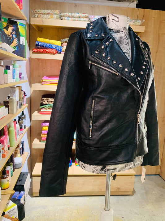 Only Macys leather coat