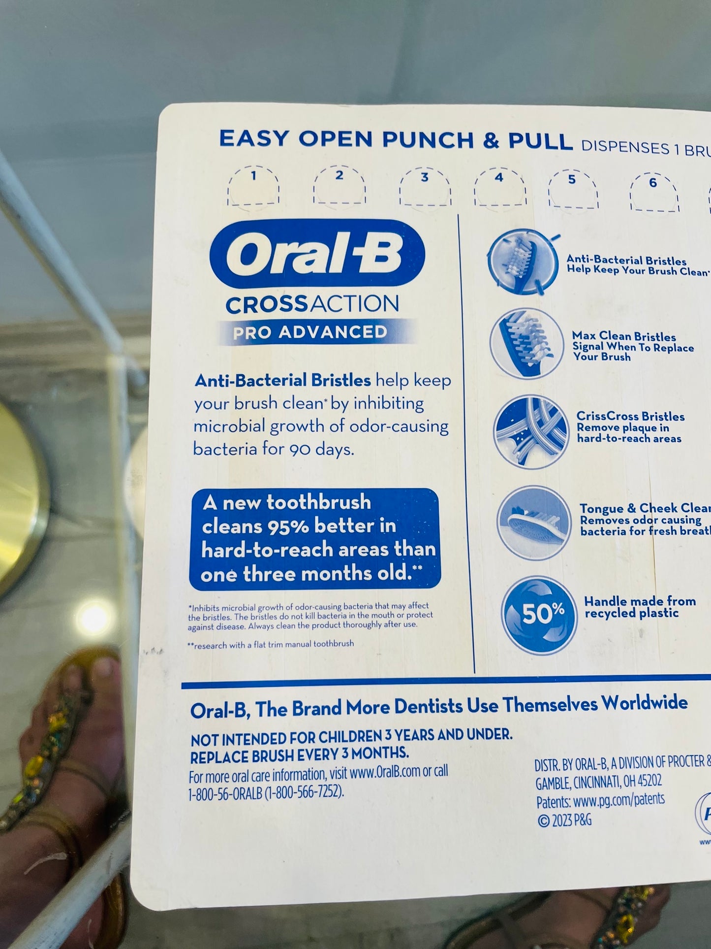 Oral -b teeth brush set