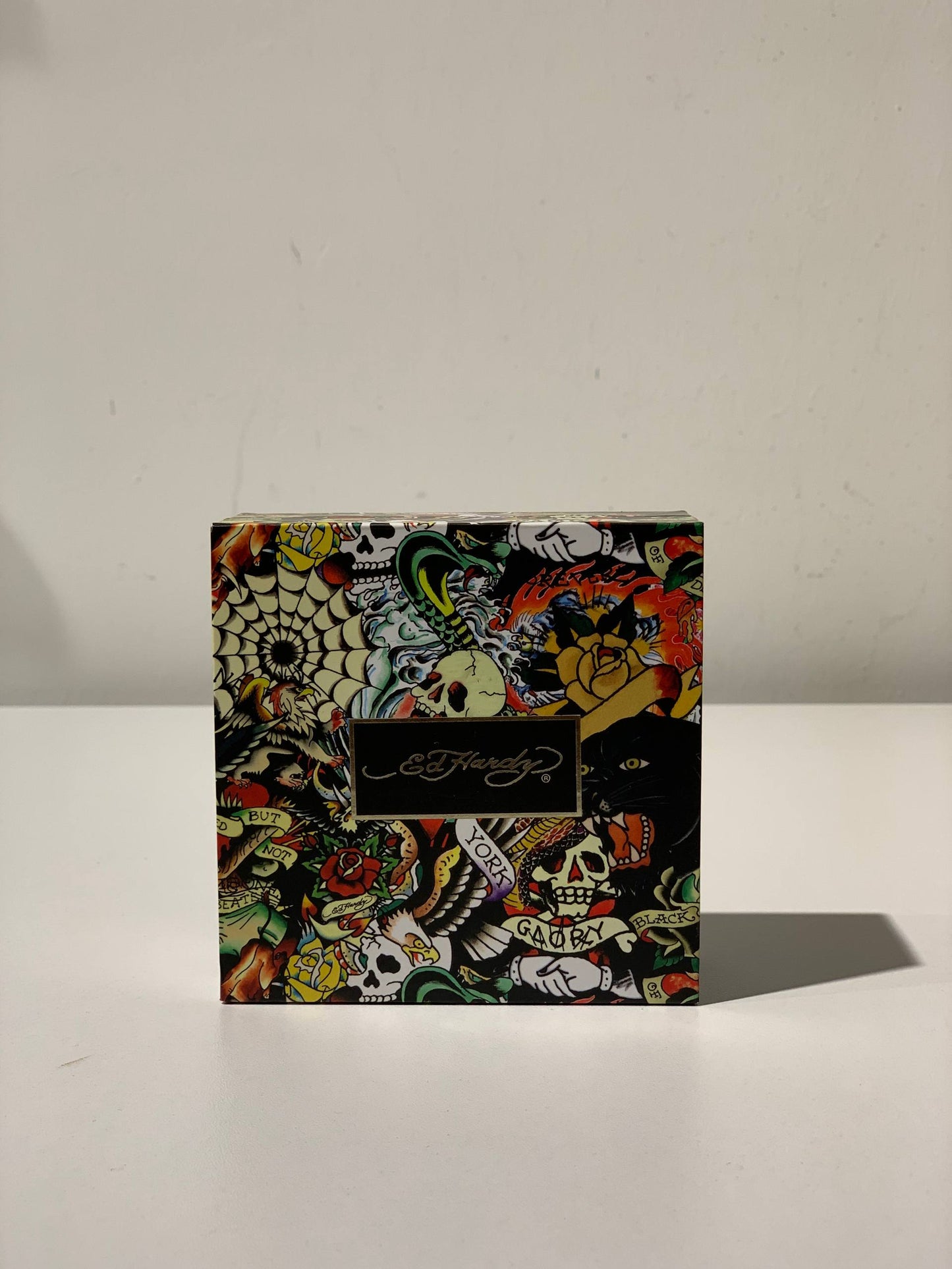 Ed Hardy stainless steel chain necklace and bracelet jewelry set