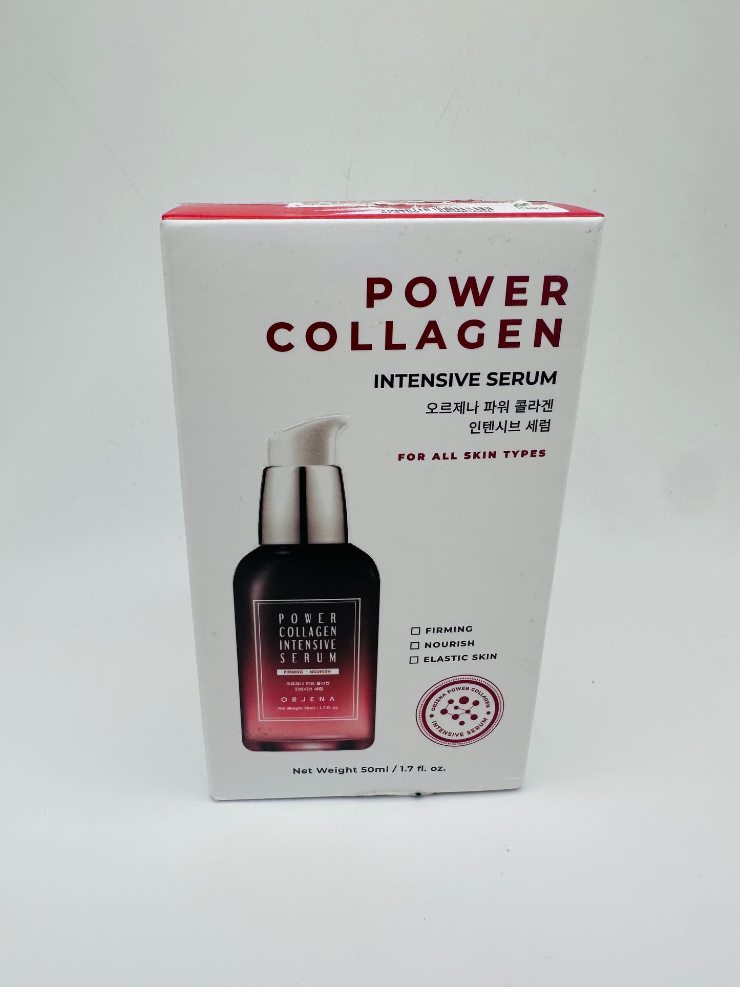 Orjena Power Collagen Intensive Serum, a K-beauty skincare product designed for all skin types