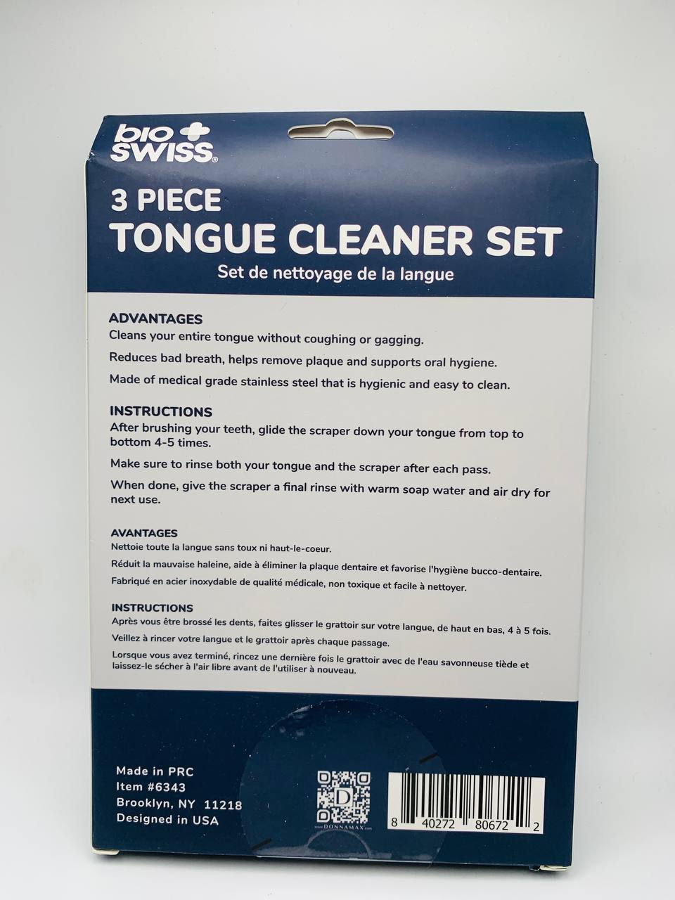 Bio tongue cleaner set