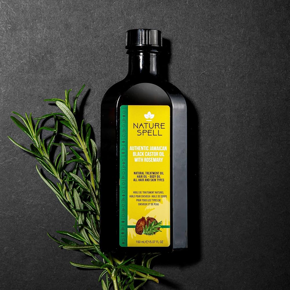 Nature Spell Black Jamaican Castor Oil & Rosemary Oil