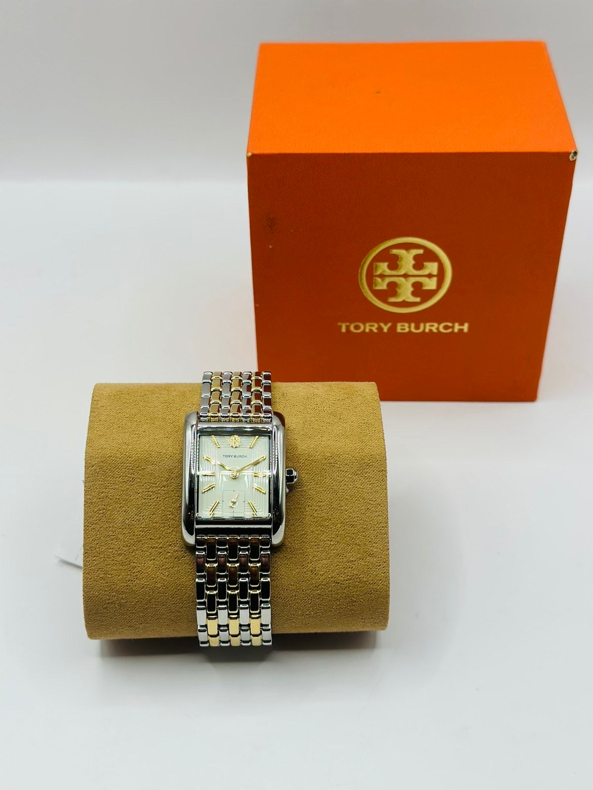 Tory burch Eleanor watch gold+ silver