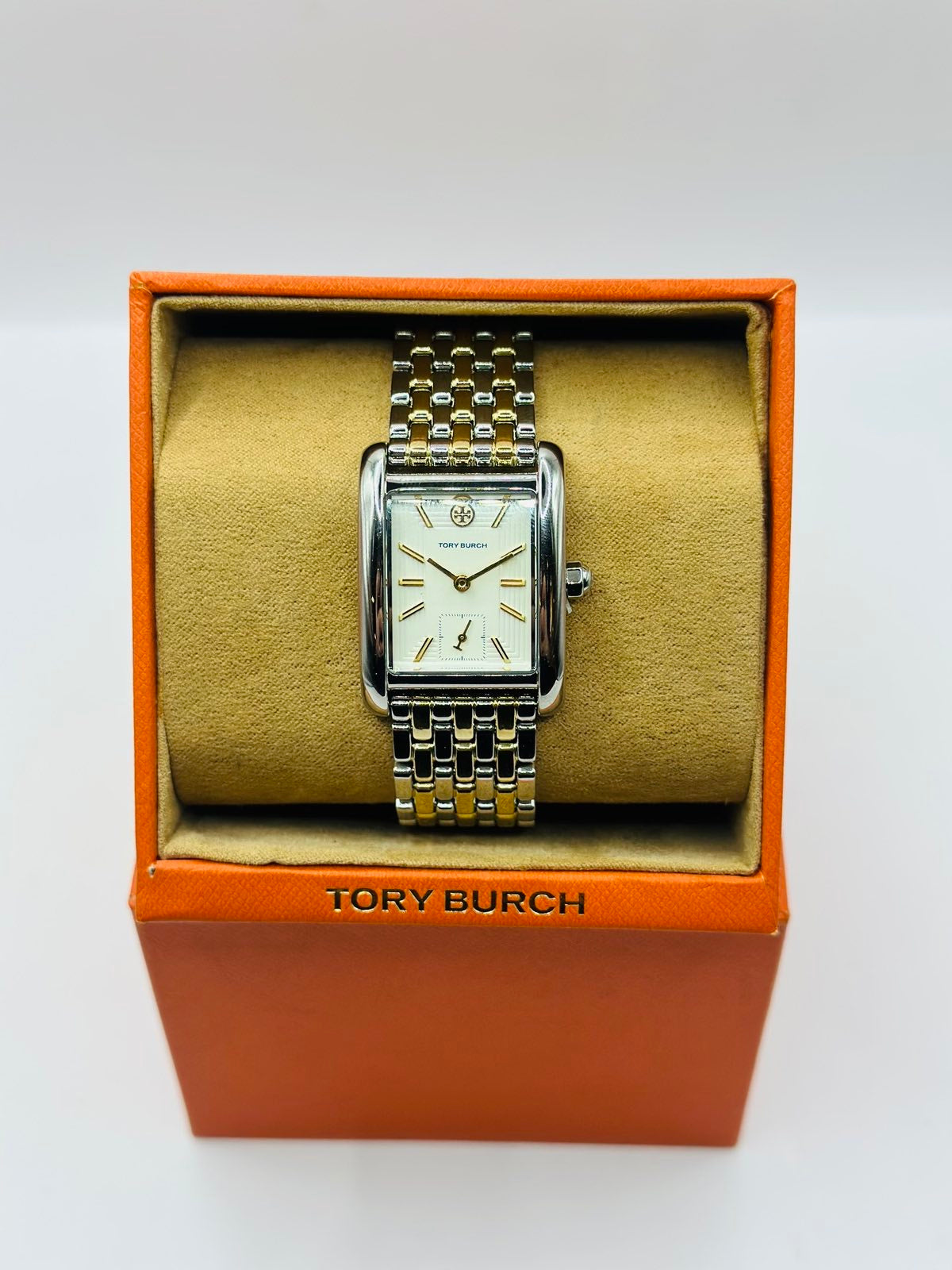 Tory burch Eleanor watch gold+ silver