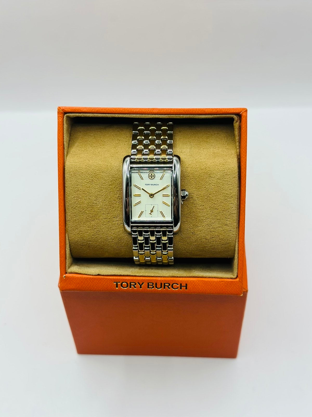 Tory burch Eleanor watch gold+ silver