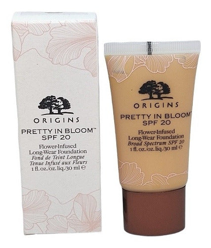Origins pretty in bloom spf 20 flower infused long wear foundation ( 200 light cool )