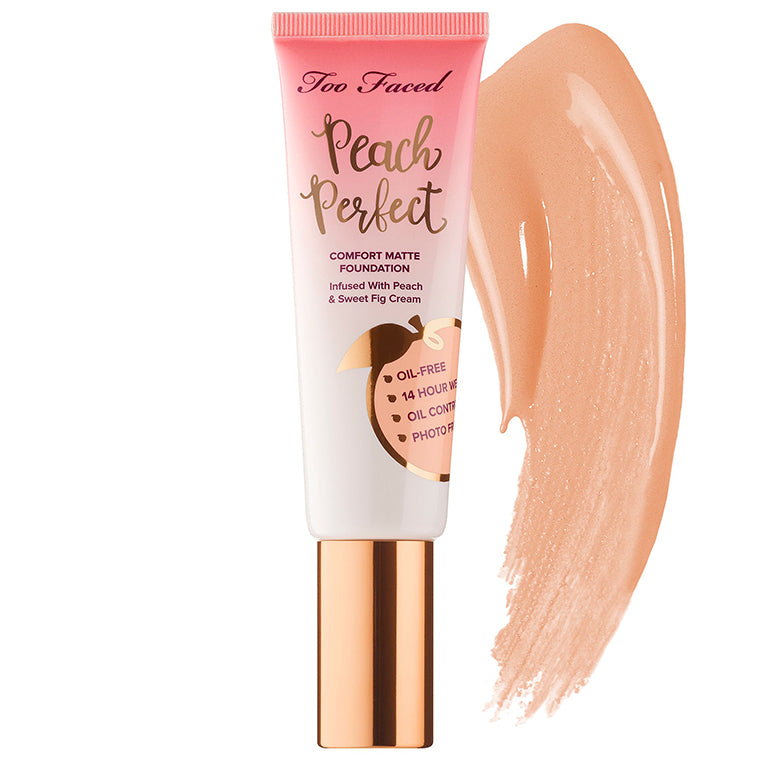 Too faced peach perfect comfort matte foundation