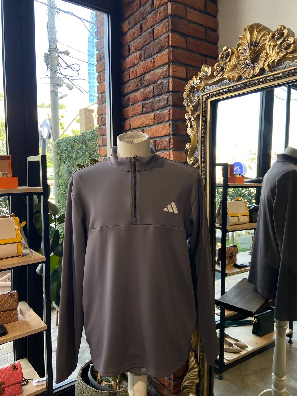 Adidas men’s zipper sweater Size large