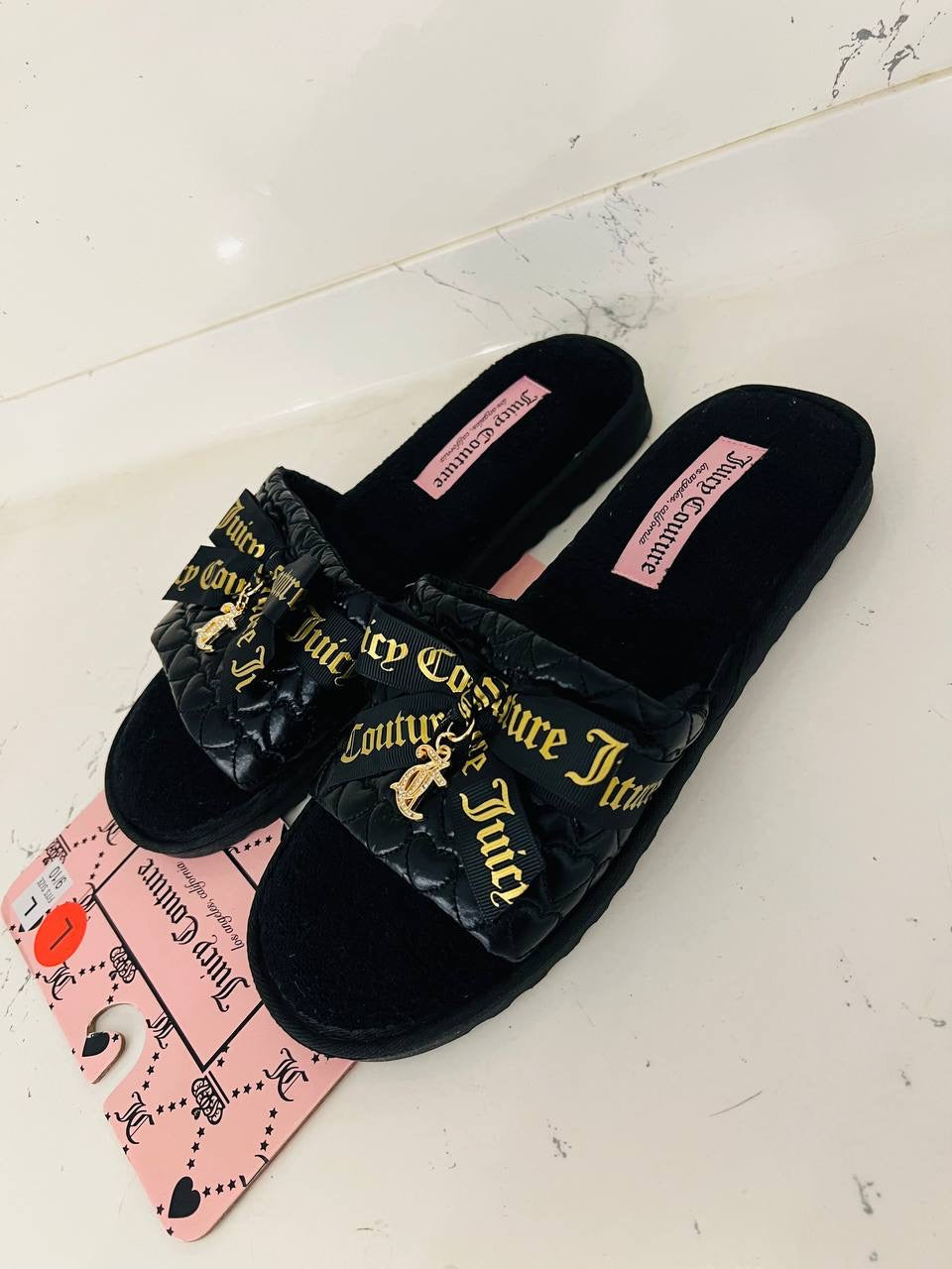 Juicy couture sandal size large 9/10