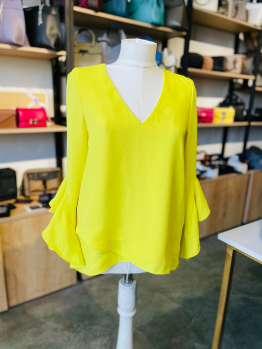 Vince camuto yellow top
