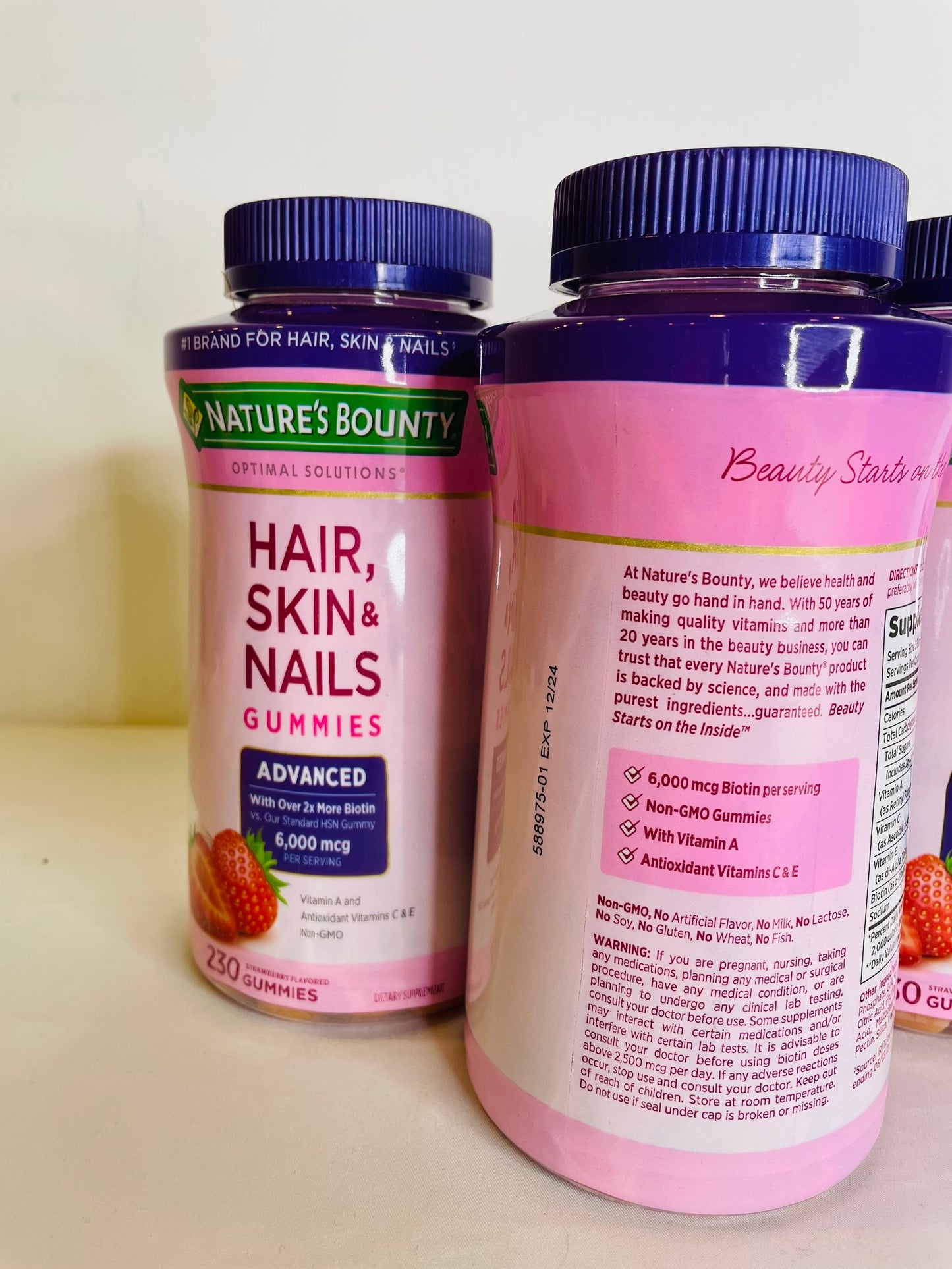 Natures bounty hair , skin and nails gummy