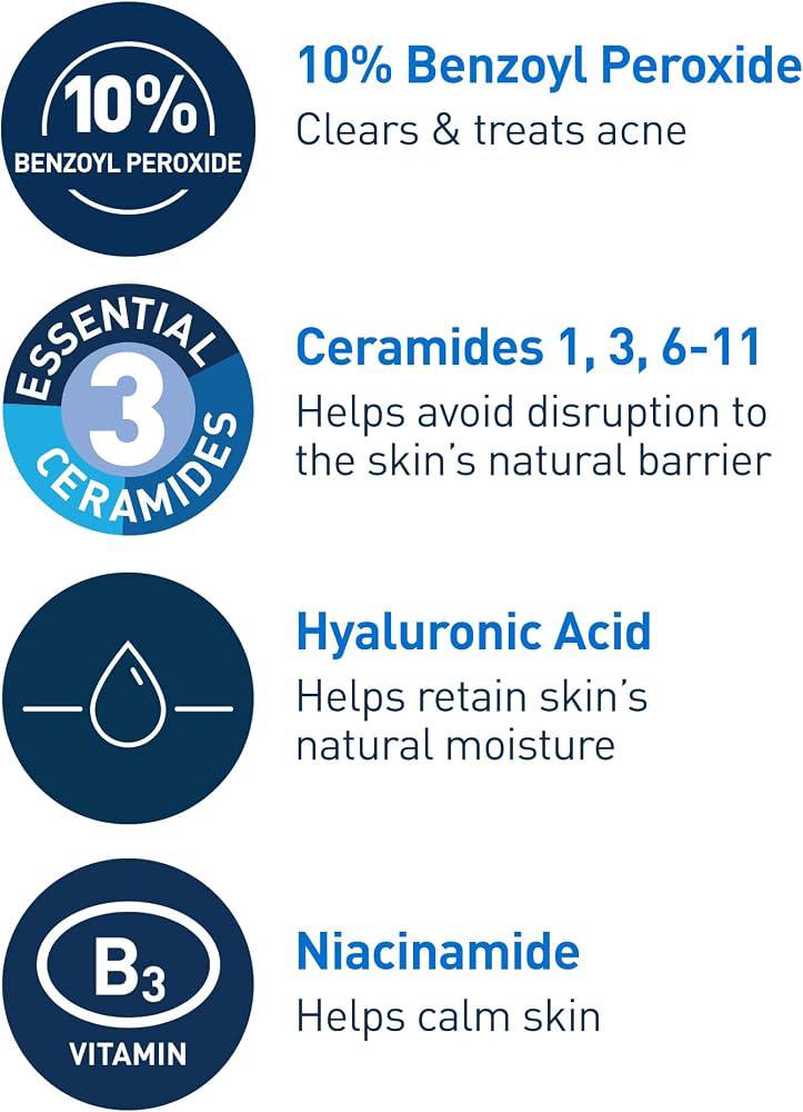 Cerave Foaming Acne Face and Body Wash