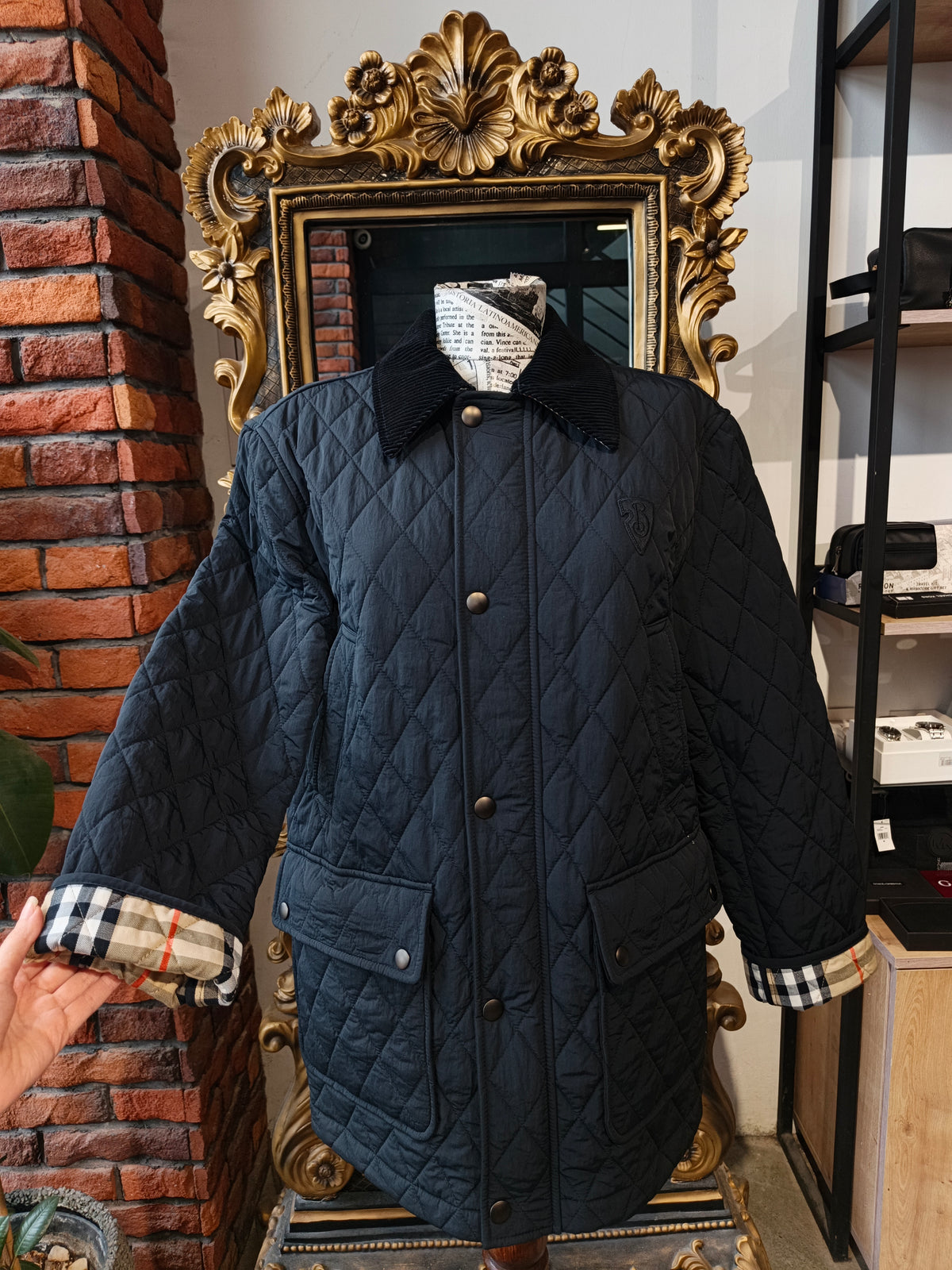 Burberry coat size small