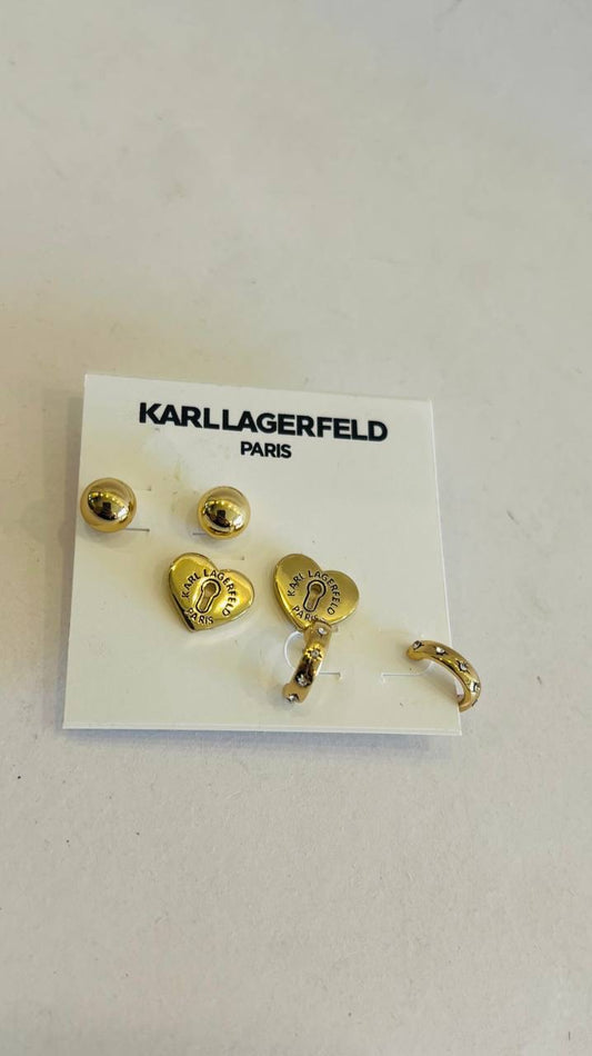 karl lagerfeld earrings set