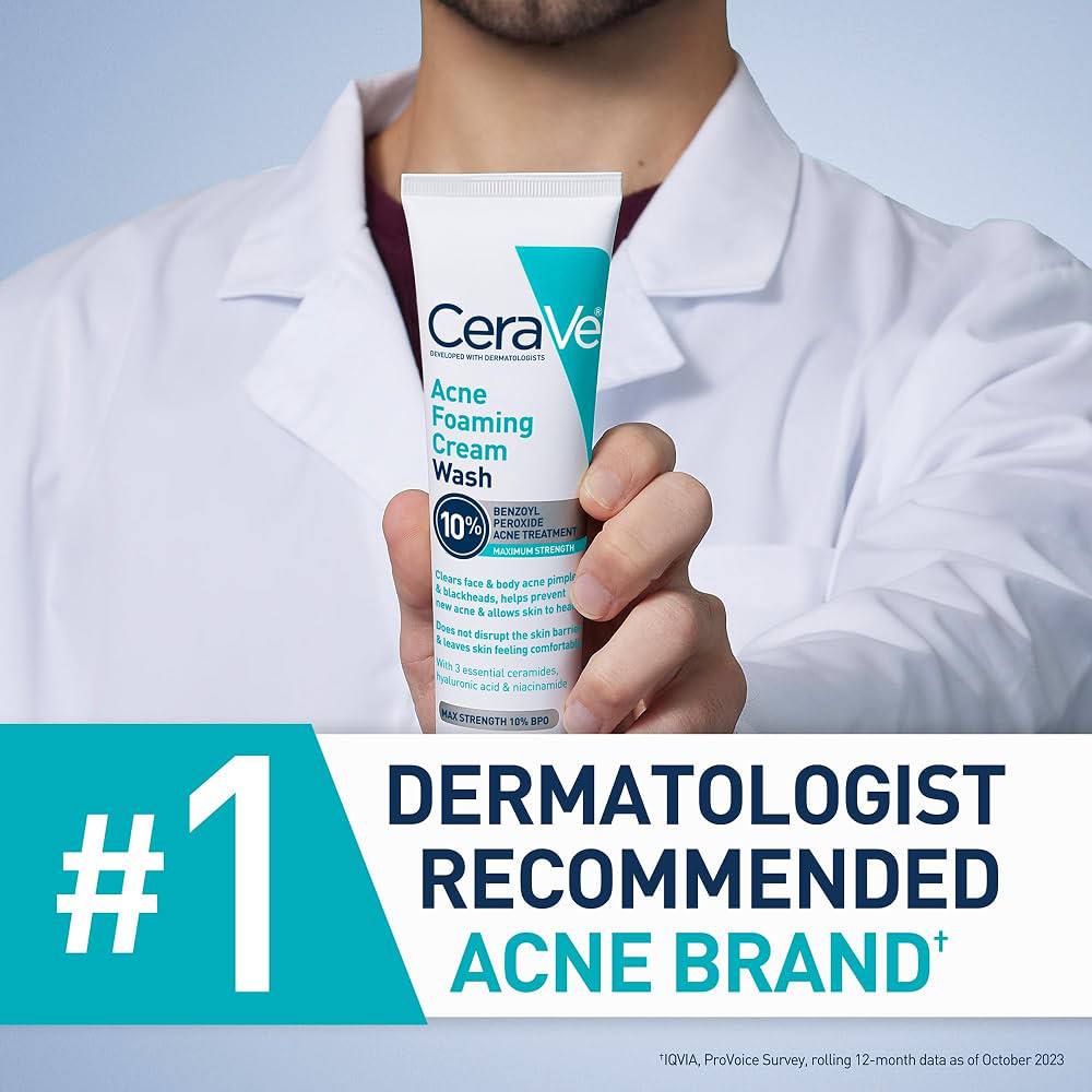 Cerave Foaming Acne Face and Body Wash