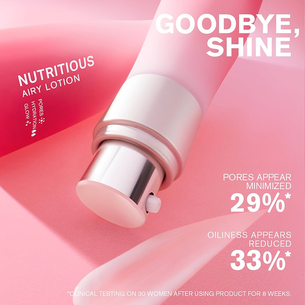 Estée Lauder Nutritious Airy Lotion  a lightweight, pore-minimizing face moisturizer (100 ml / 3.4 oz)