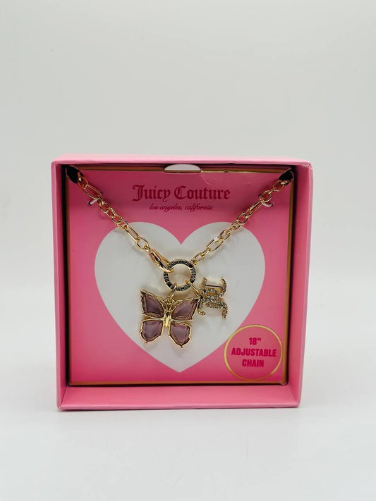 Juice couture butterfly necklace