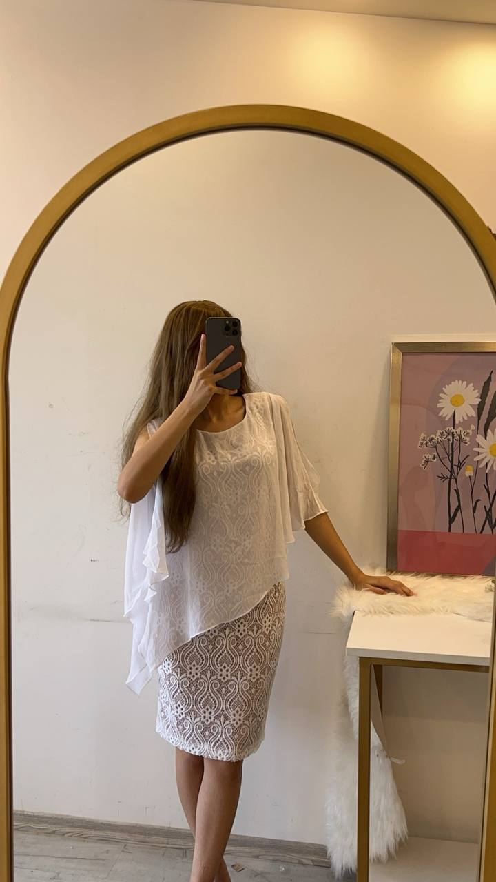 Connected apparel dress