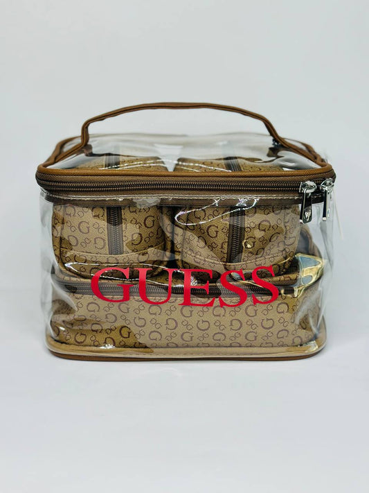 Guess makeup bag set