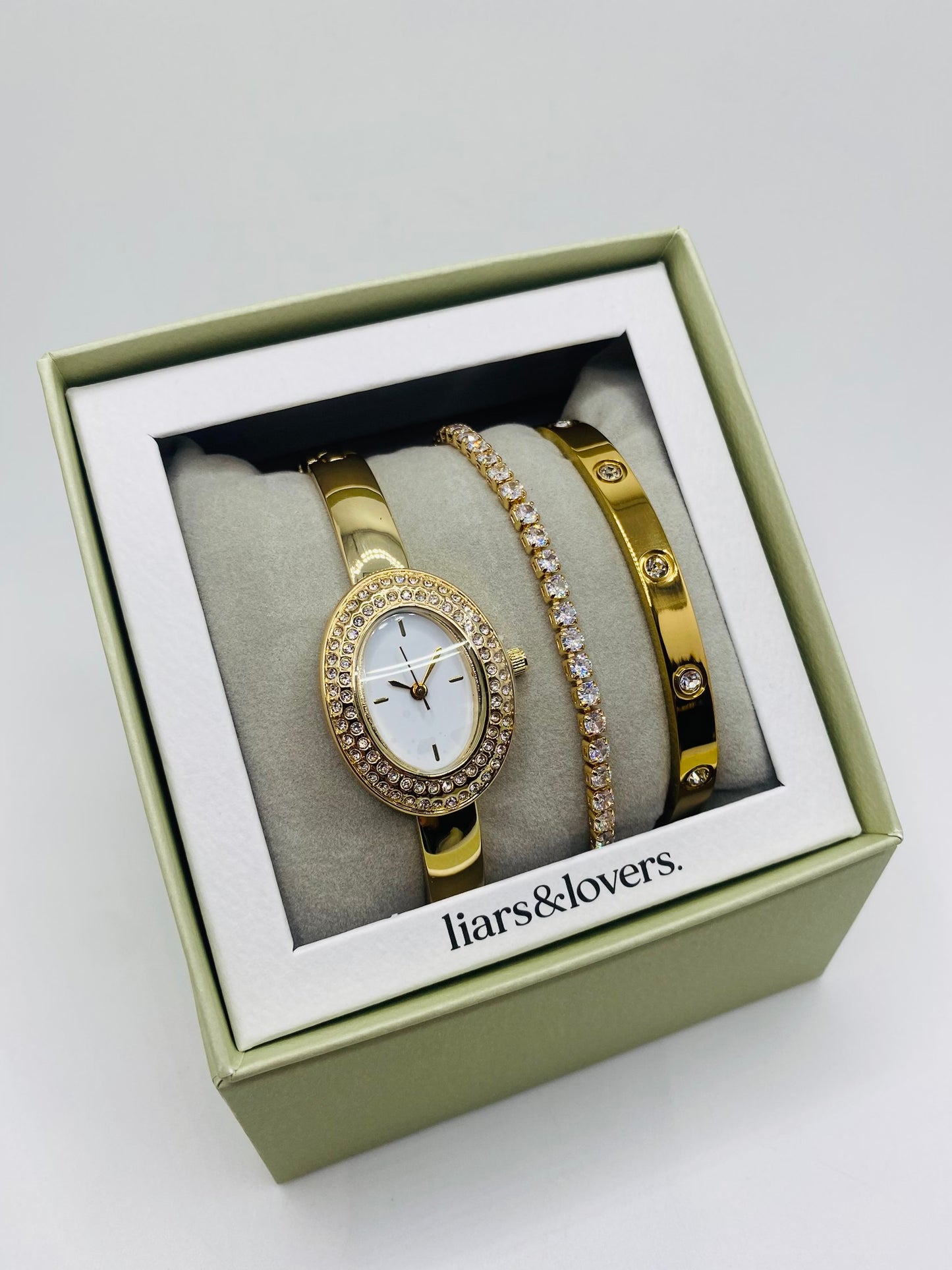 Liars & Lovers three-piece watch & bracelet set