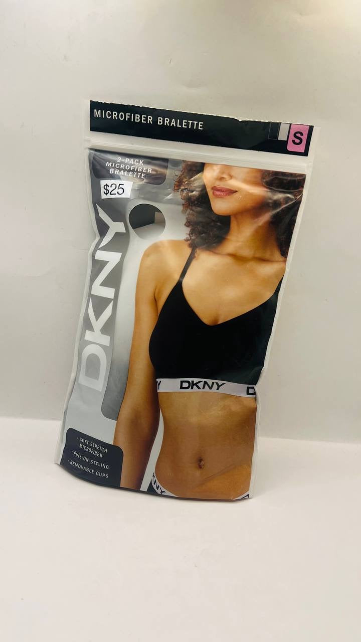 dkny bra set black