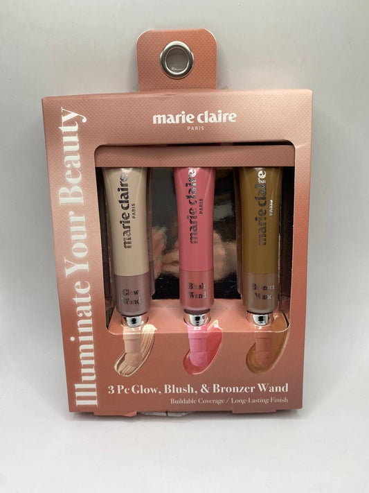 Marie claire 3 pc glow & blush & bronzer wand
