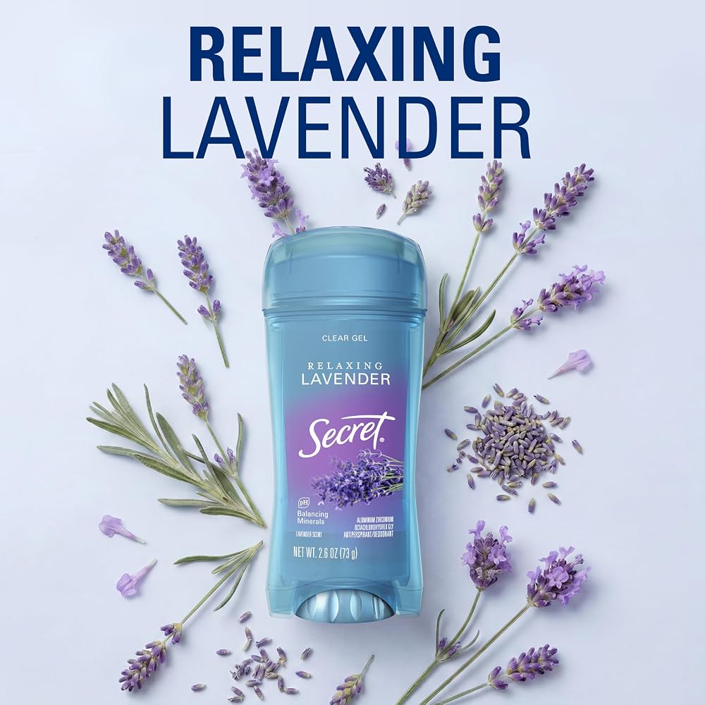 Secret Anti-Perspirant Deodorant Clear Gel Luxe Lavender