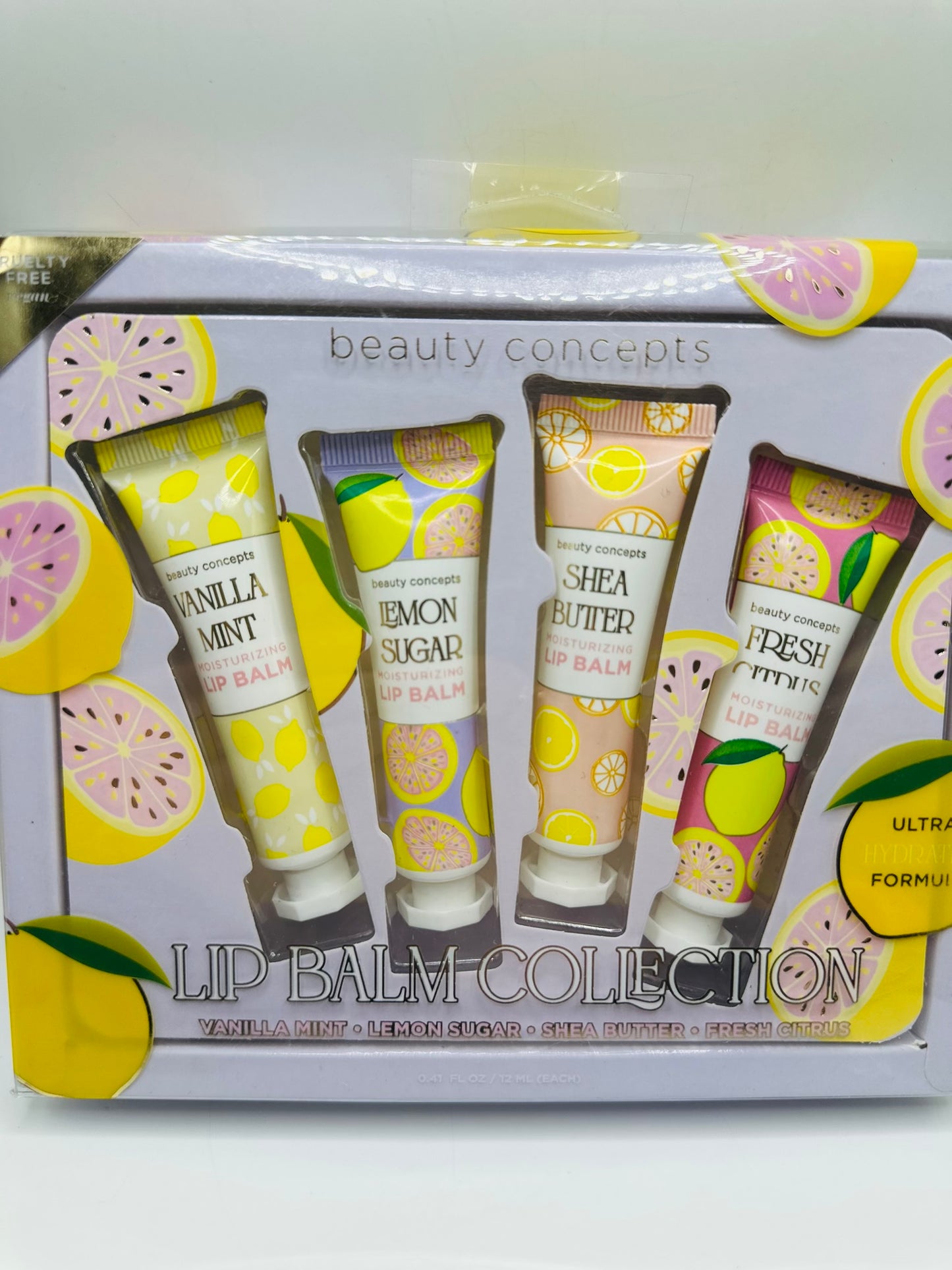 Beauty concepts lip balm collection