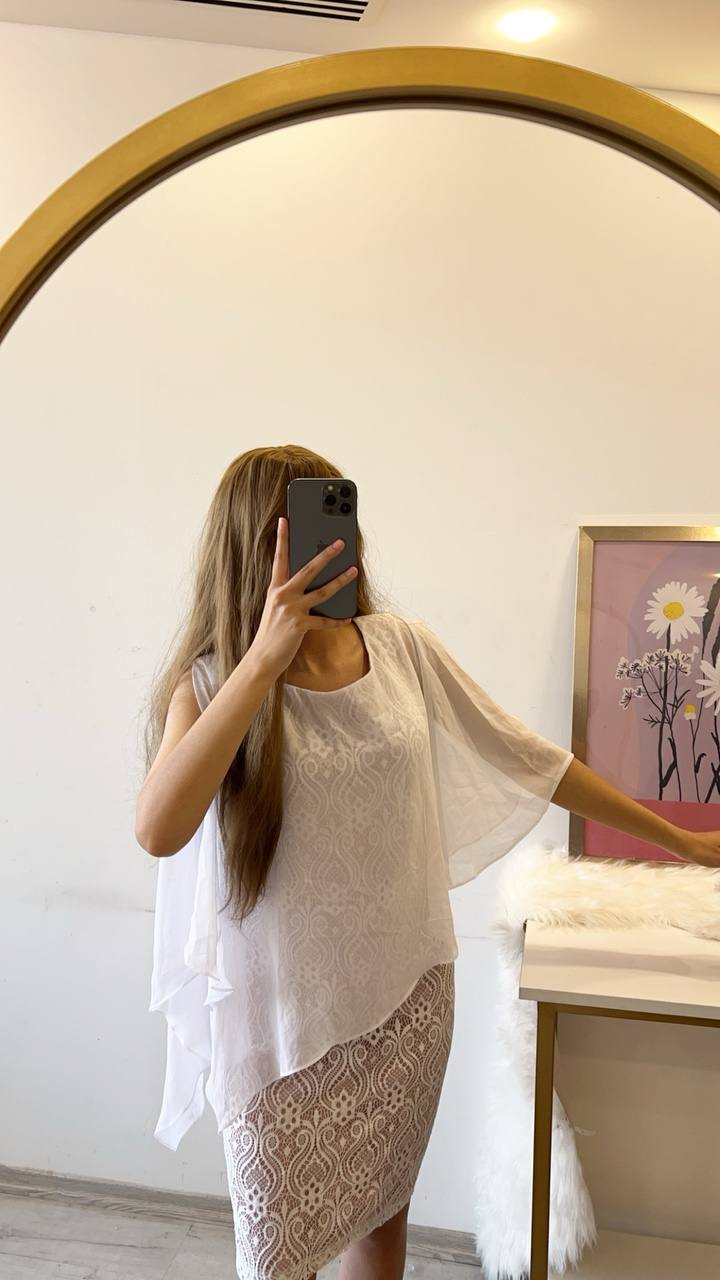Connected apparel dress