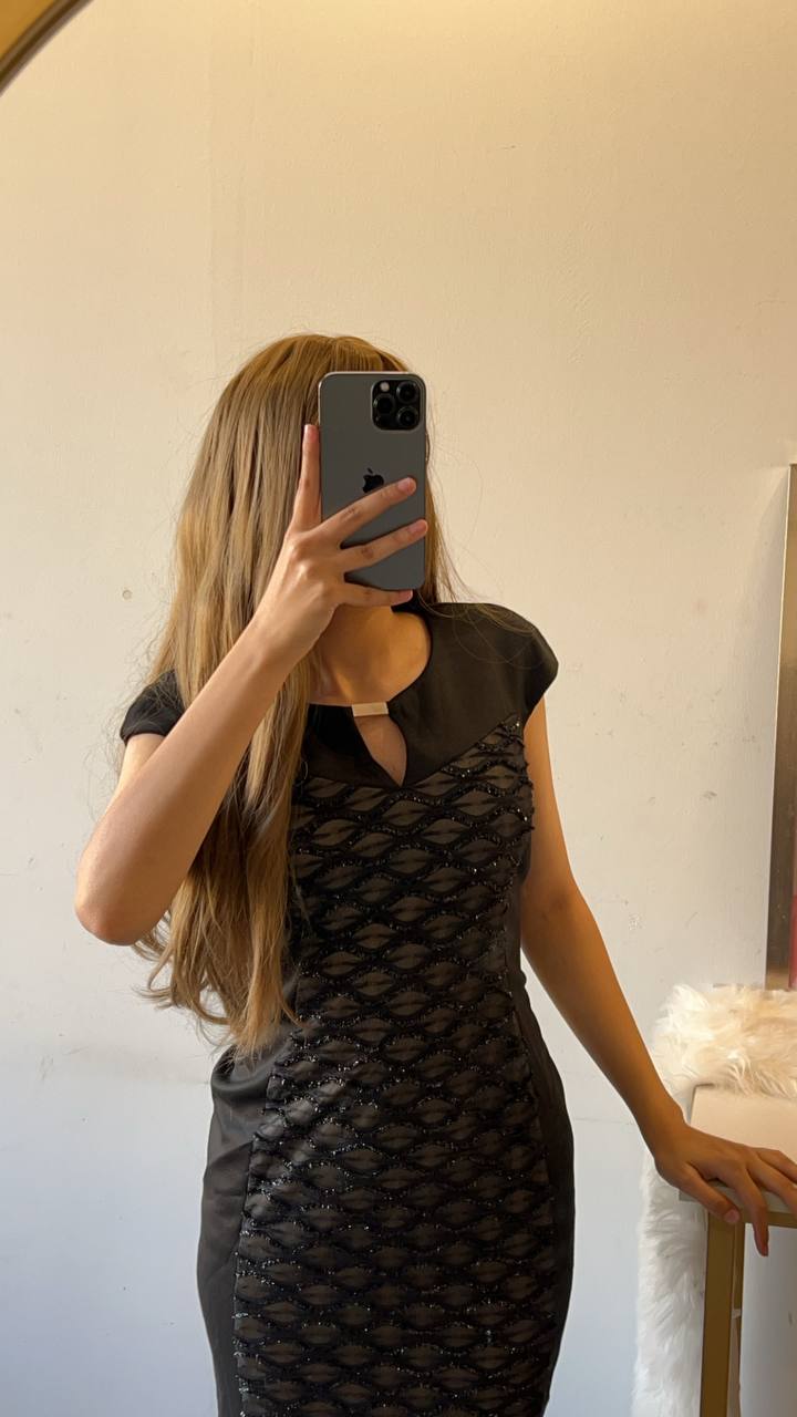 Connected apparel dress