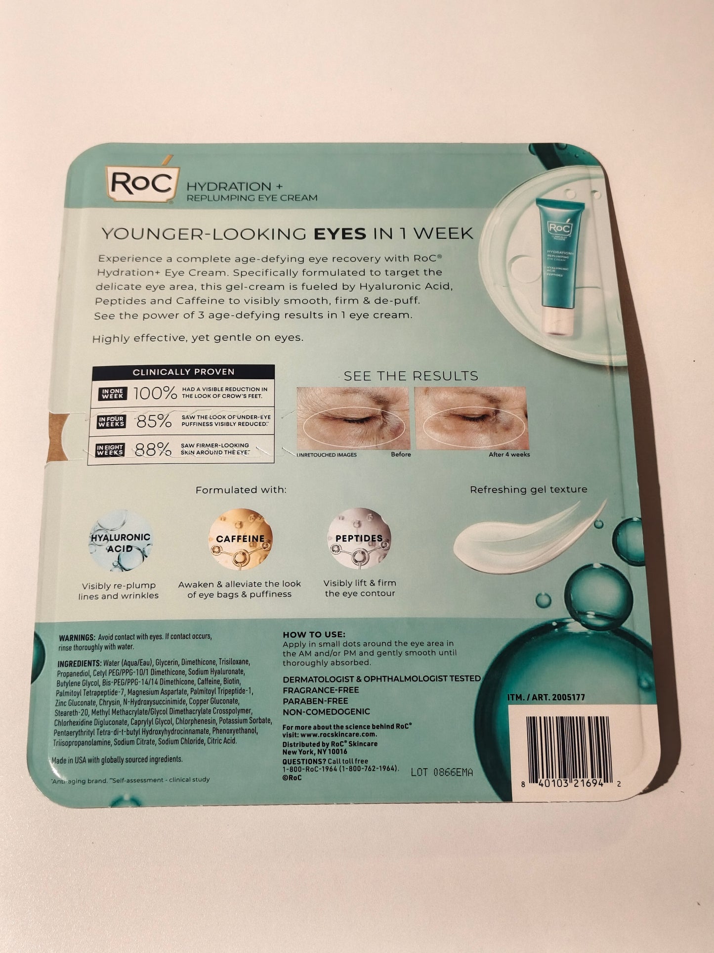 RoC Hydration + Replumping Eye Cream