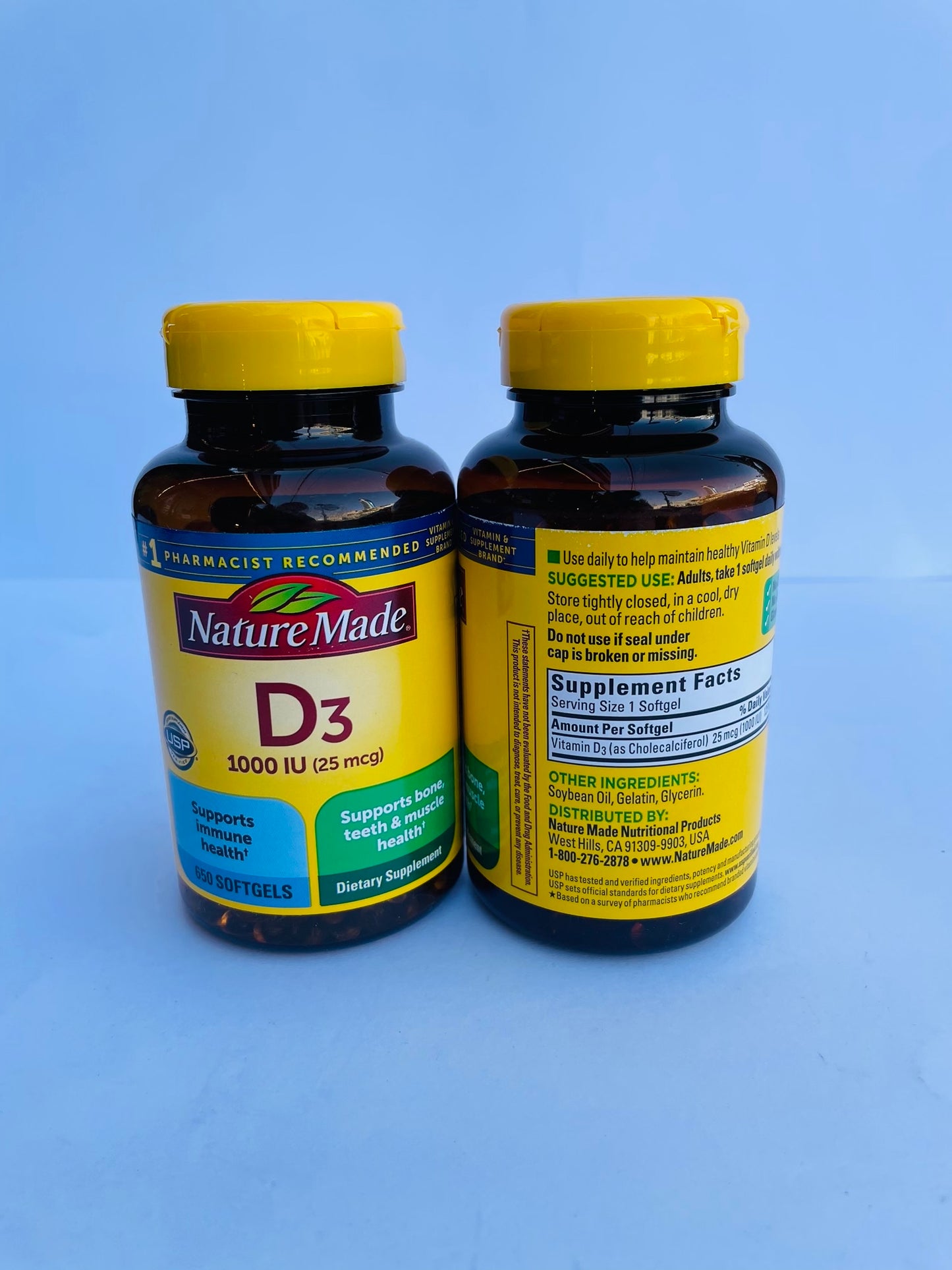 Nature made vitamin D3 tablets