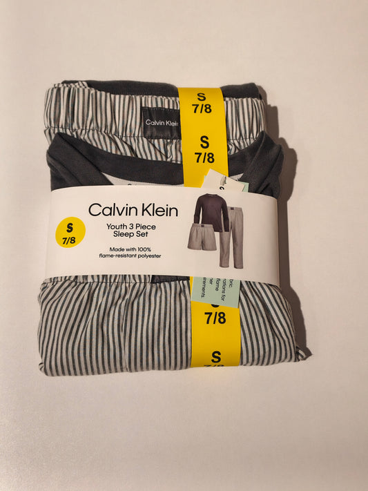 Calvin Klein  3-piece kids pajama set