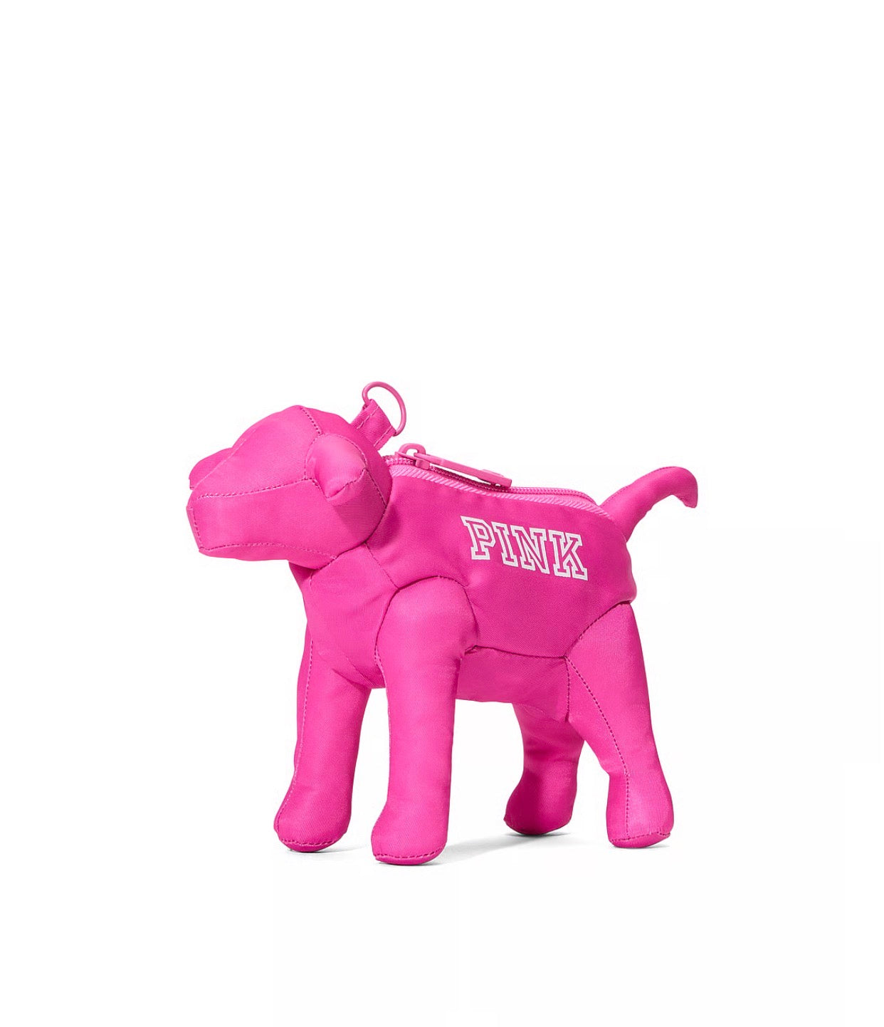 Victoria's Secret PINK Packable Tote Bag with pink dog chain